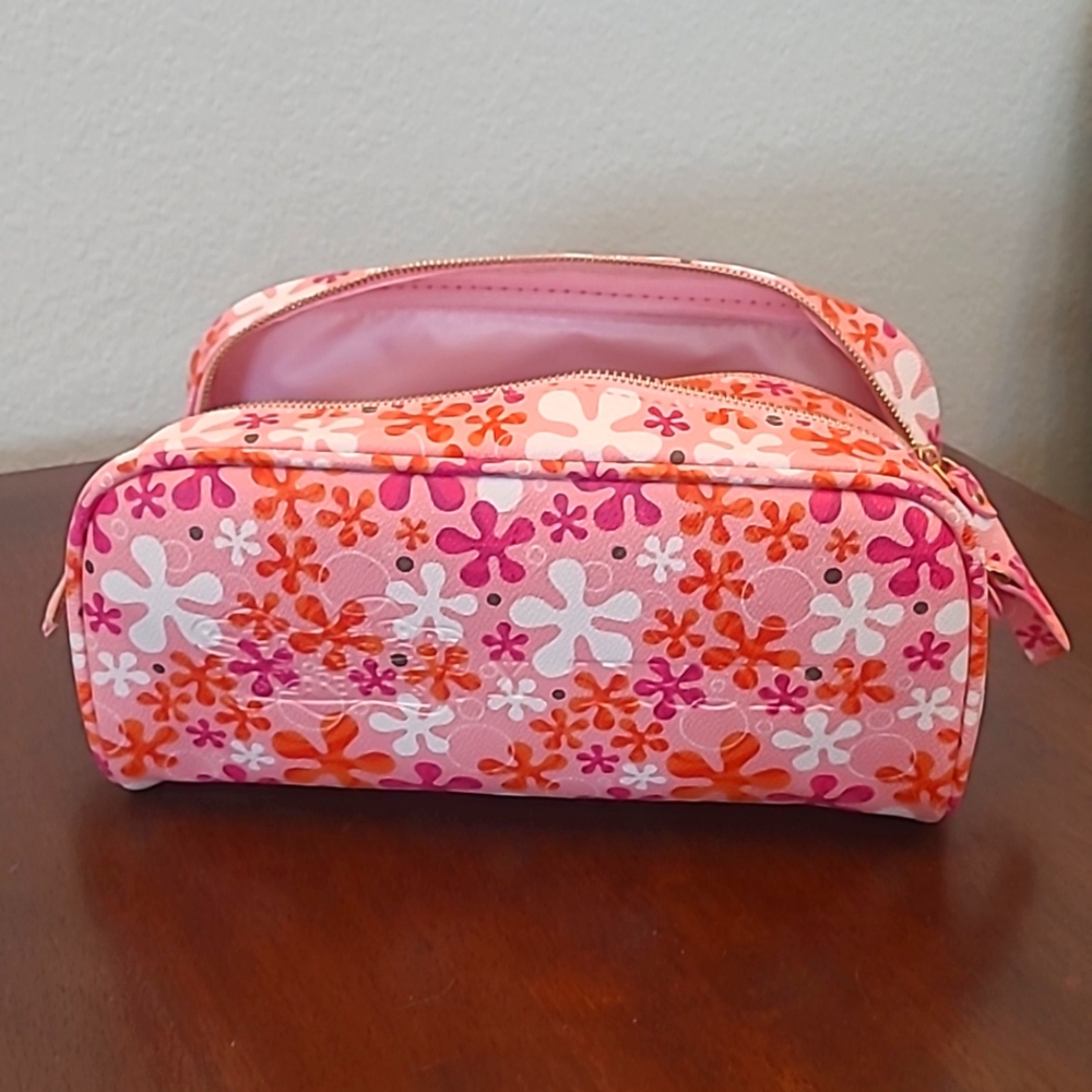 Truly SpongeBob floral vanity case flower cloud cosmetics bag